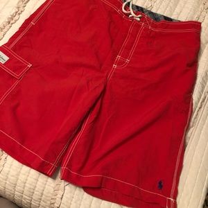 Polo swim trunks